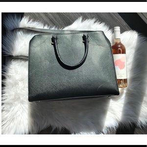 H&M large black tote bag